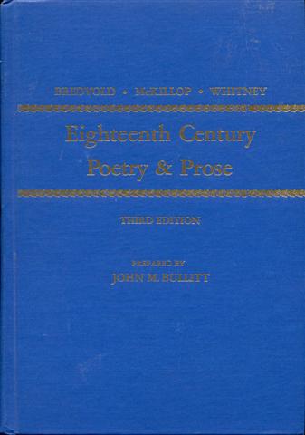 Eighteenth Century Poetry & Prose