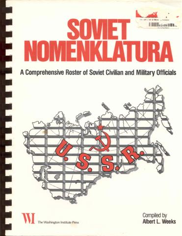 The Soviet Nomenklatura