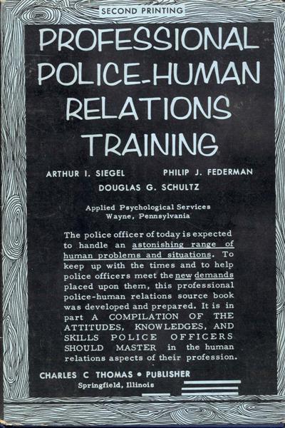 Professional Police-Human Relations Trainnig