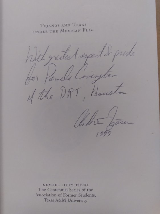 Tejanos and Texas Under the Mexican Flag, 1821-1836