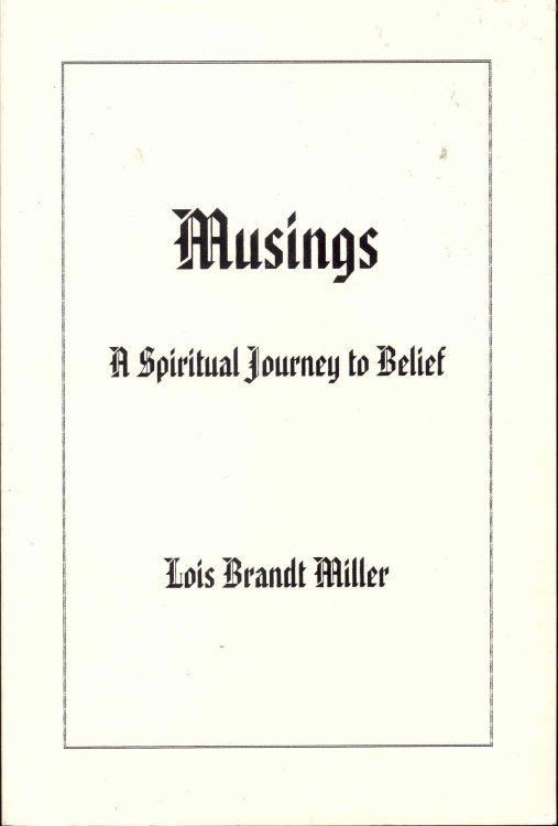 Musings: A Spiritual Journey to Belief