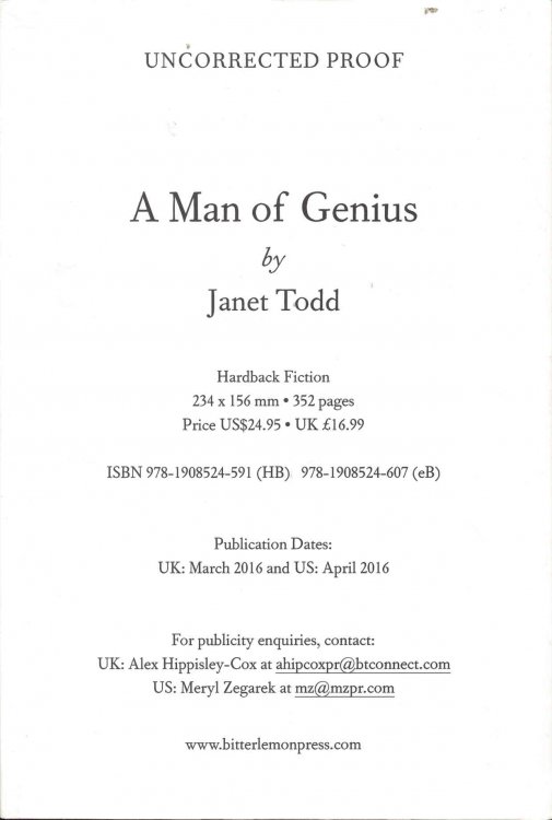 A Man of Genius