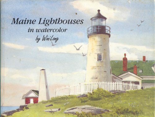 Maine Lighthouses in Watercolor