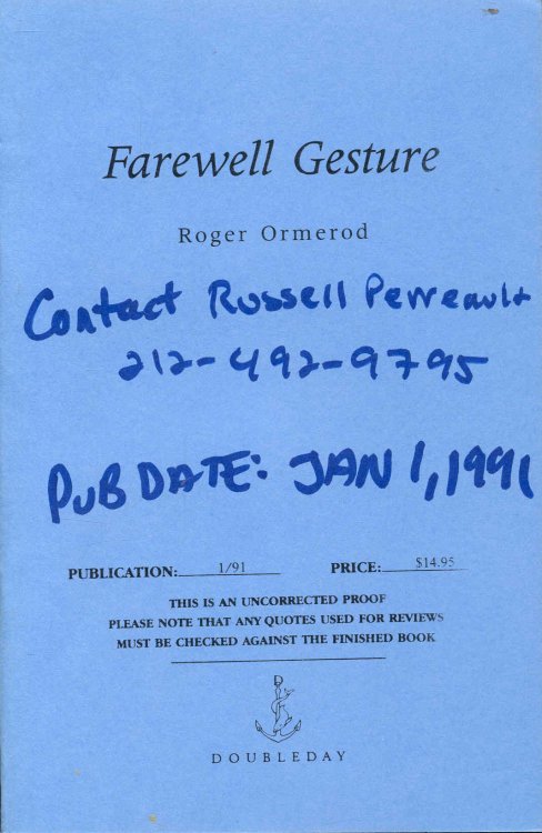 Farewell Gesture