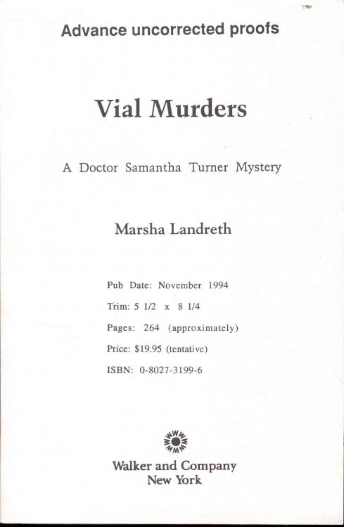 Vial Murders