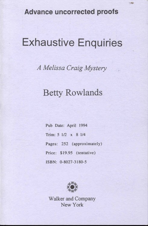 Exhaustive Enquiries