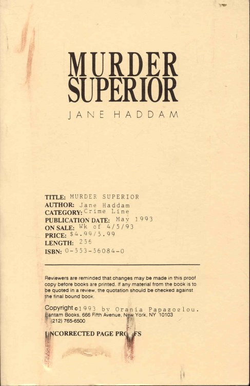 Murder Superior