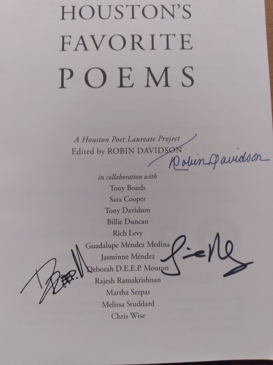 Houston's Favorite Poems