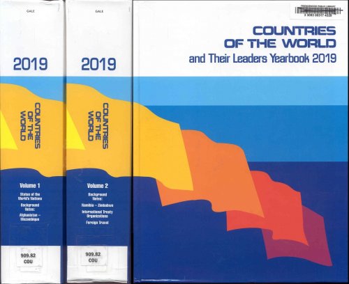 Countries of the World and Their Leaders Yearbook 2019 (Two Volume Set)