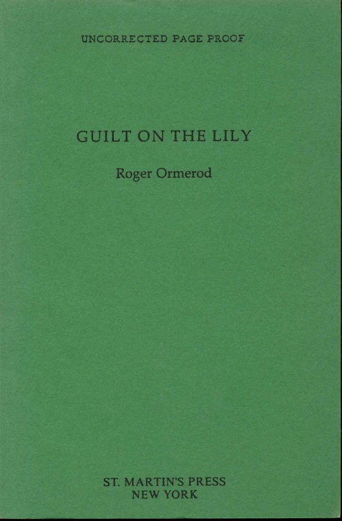 Guilt on the Lily