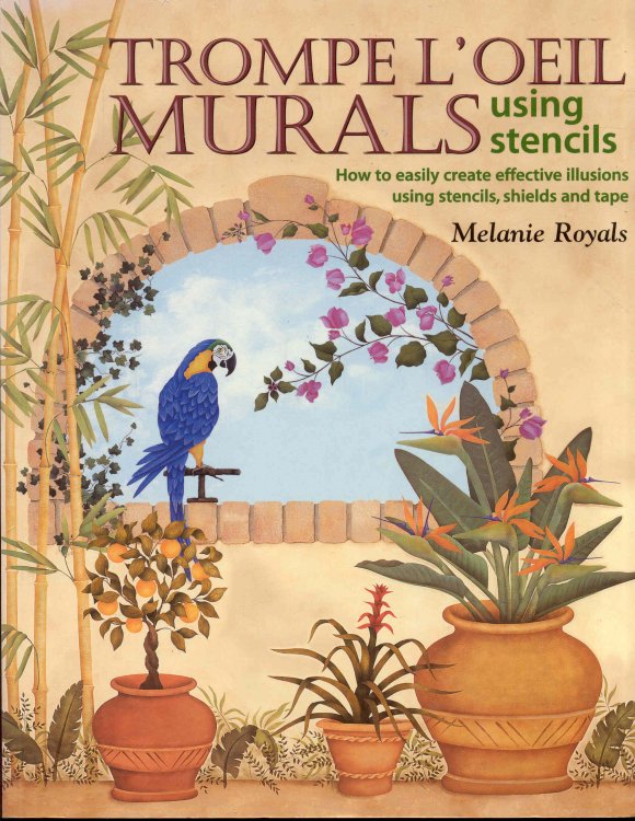 Trompe L'Oeil Murals Using Stencils