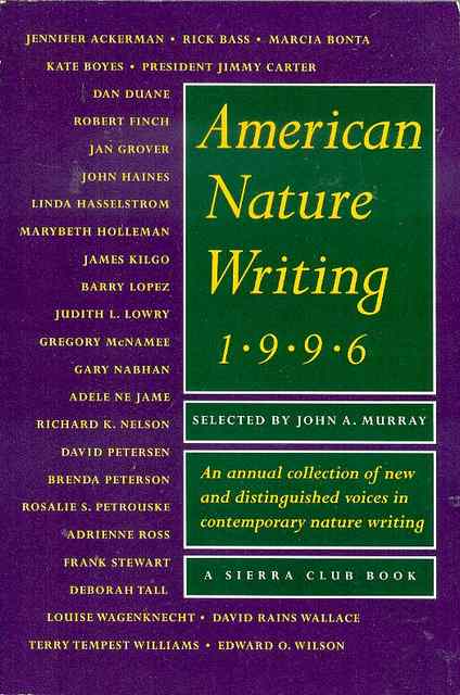 American Nature Writing 1996