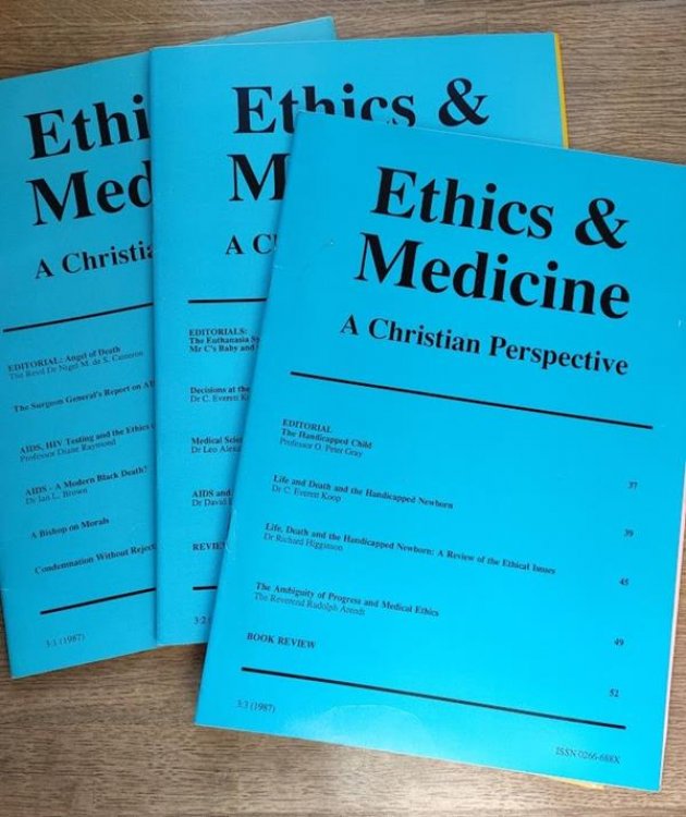 Ethics & Medicine: A Christian Perspective: Issue 3.1-3.3 (complete Set of 3 Issues for 1987)