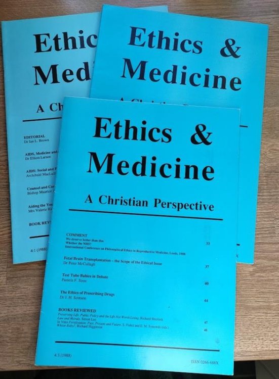 Ethics & Medicine: A Christian Perspective: Issue 4.1-4.3 (complete Set of 3 Issues for 1988)