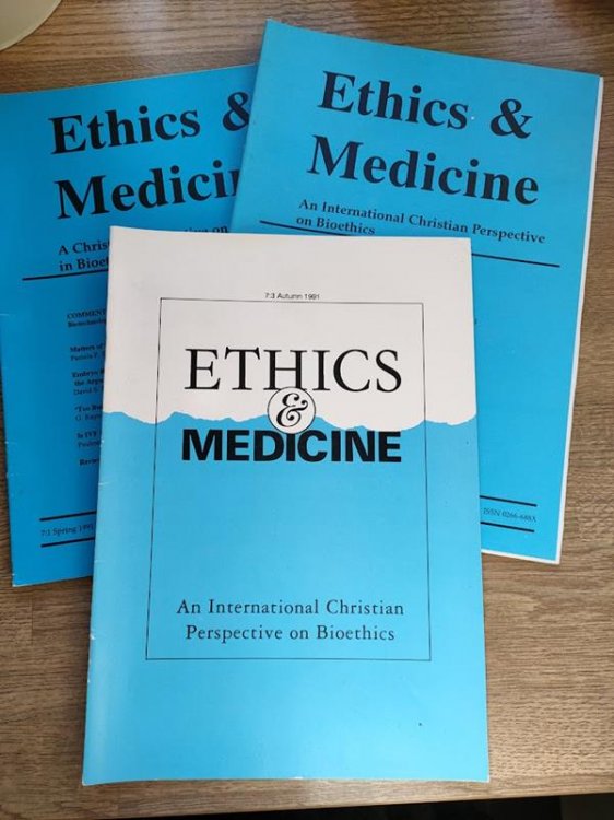 Ethics & Medicine: A Christian Perspective: Issue 7.1-7.3 (complete Set of 3 Issues for 1991)