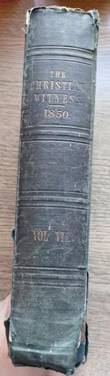 The Christian Witness and Church Members' Magazine: Vol 7: 1850