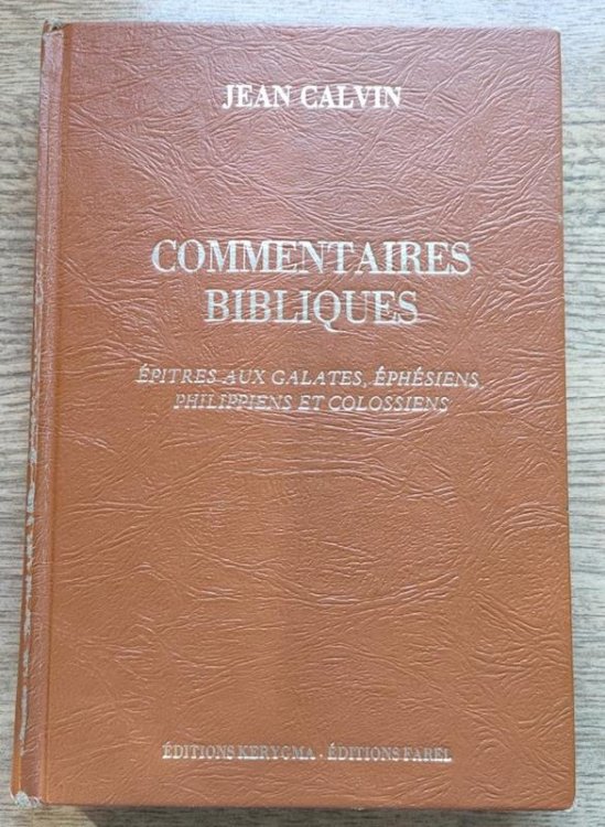 Commentaires de Jean Calvin sur le Nouveaux Testament: Tome Sixime: Eptres aux Galates, Ephsiens, Philippiens et Colossiens