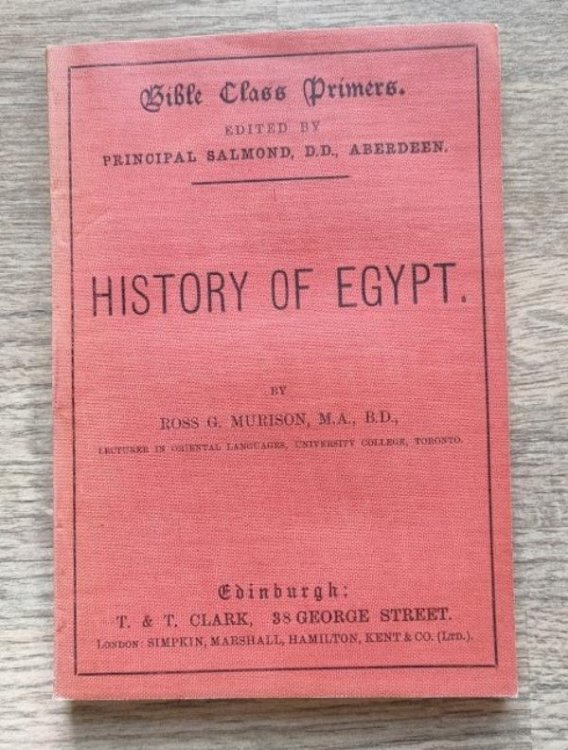 History of Egypt (Bible Class Primers)
