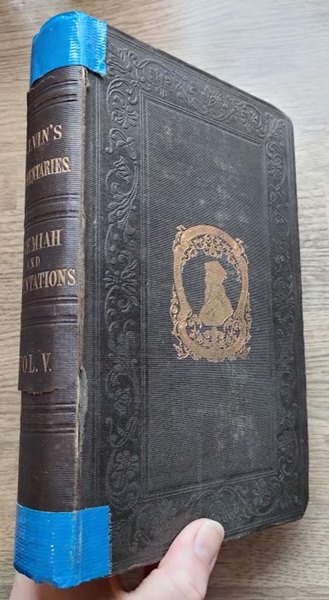 Commentary on the Book of the Prophet Jeremiah and the Lamentations: Volume 5 (only, of 5)
