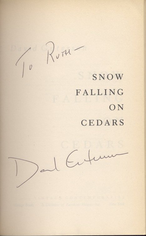 Snow Falling on Cedars