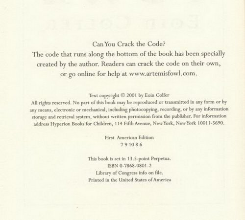 Artemis Fowl UK First
