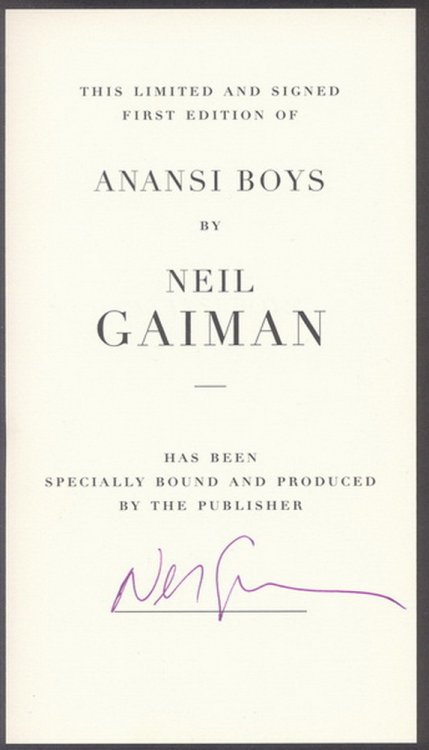 Anansi Boys