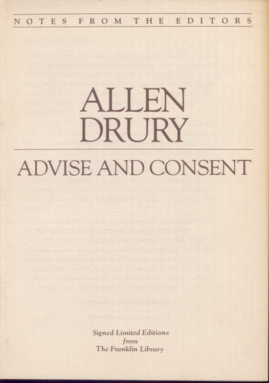 Advise and Consent