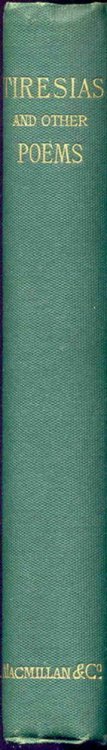 Tiresias and Other Poems
