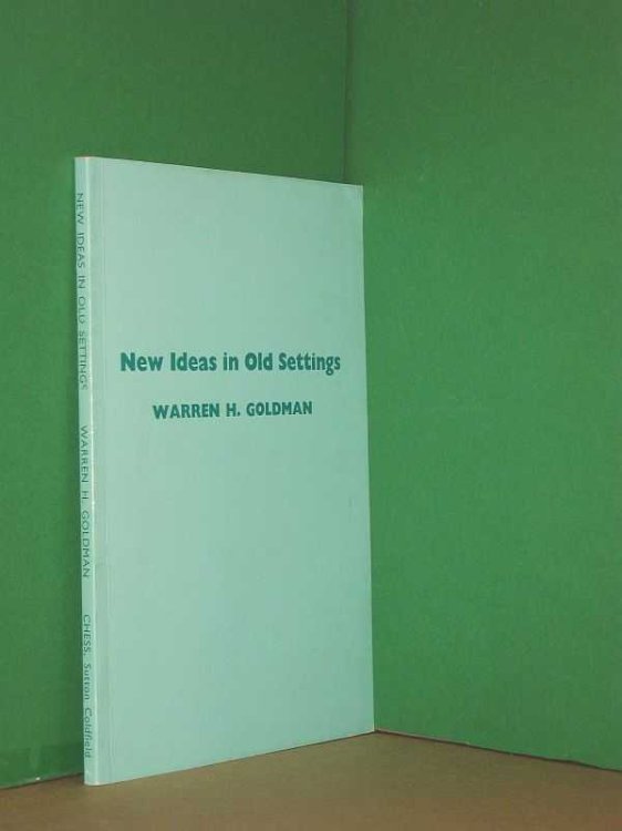 New Ideas in Old Settings