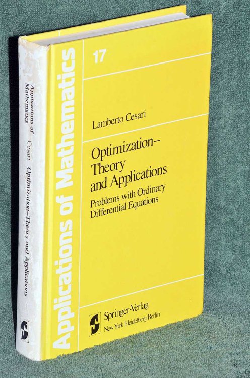 Applications of Mathematics: Optimization-Theory and Applications : Problems with Ordinary Differential Equations