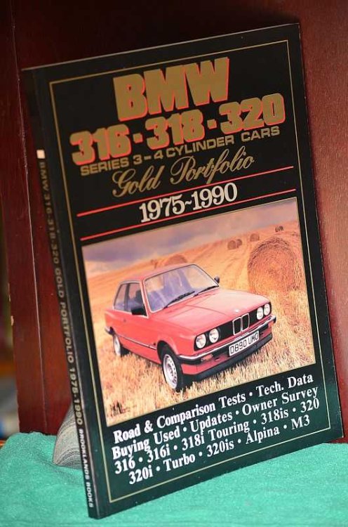 BMW 316-318-320 Series 3-4 Cylinder Cars Gold Portfolio 1975-1990