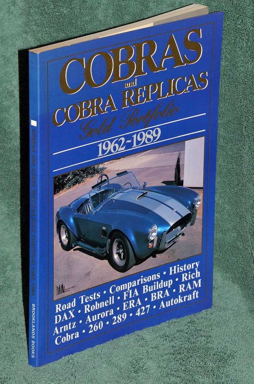 Cobras and Cobra Replicas Gold Portfolio 1962-1989
