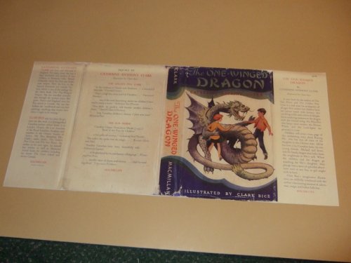 PLEASE READ the DESCRIPTION as this listing is for the DUSTJACKET ONLY !!! For The One-Winged Dragon ---by Catherine Anthony Clark ( One Winged )