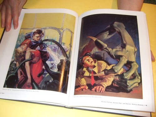 Pulp Art: Original Cover Paintings for the Great American Pulp Magazine ---Signed By Robert Lesser- (The Shadow, Weird Tales, Doc Savage etc )