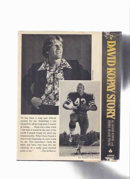 The David Kopay Story: An Extraordinary Self-Revelation -by David Kopay ( NFL / National Football League / San Francisco Forty-Niners / SF 49ers /)