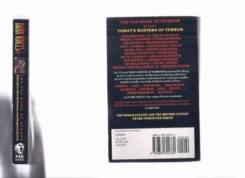 The PAN Book of Horror: Dark Voices 4 ( Four ) (IV)( Includes: A Time for Waiting; Propellor; On Edge; Abscence of Beast; The Little Green Ones; Razor White, etc)