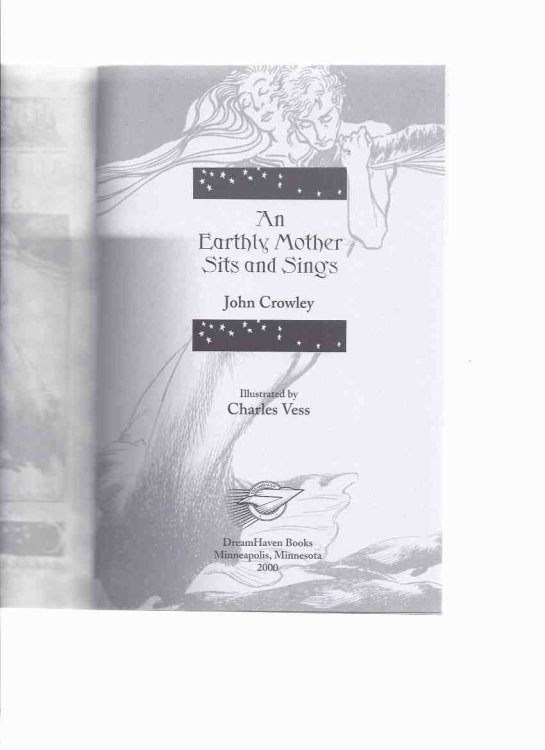 An Earthly Mother Sits and Sings -by John Crowley, Illustrated By Charles Vess