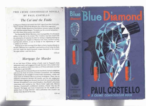 Blue Diamond ---a Terence O'Hara Private Eye Mystery -by Paul Costello