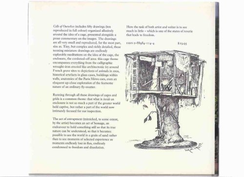 Cells of Ourselves: Drawings by Tony Urquhart elaborated upon and arranged around the idea of a cage by Gary Michael Dault ( Signed By the Artist )