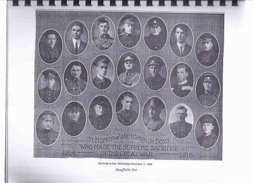Those Who Served: Dedicated to the men and Women of Whitchurch - Stouffville Area who Served Their Country ( Ontario )