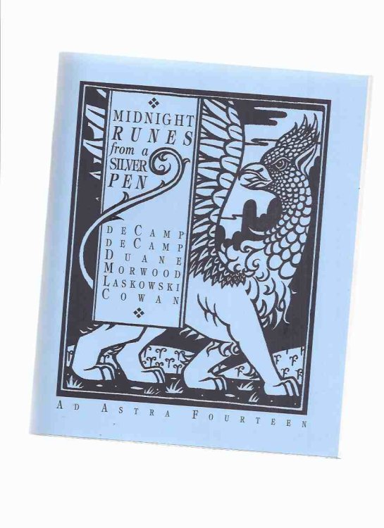 #68 of 100 Copies: Midnight Runes from a Silver Pen --- Ad Astra Fourteen ( 14 ) ---a Signed Copy (includes: A Swiss Story; The Jungle Vine; Little Green Men; Return to the golden Age; The Ameba; love Song; etc)