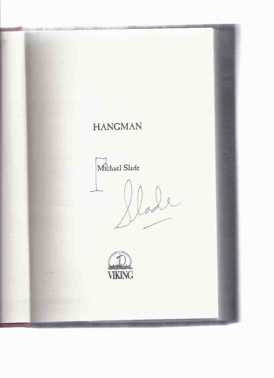 Hangman: The New Special X Psycho-Thriller ---a Signed Copy