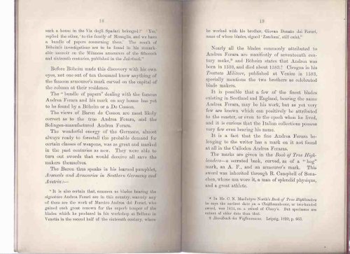 Notes on Swords from the Battle-Field of Culloden, with Four Autotype Illustrations -by Lord Archibald Campbell ( Scottish Weapons History )( Ian Hay [ John Hay Beith ] related -Signed By Ian Hay, with notes)( Battlefield )