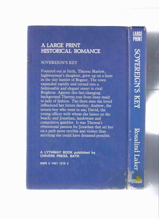 Sovereign's Key ---by Rosalind Laker ( Large Print edition )