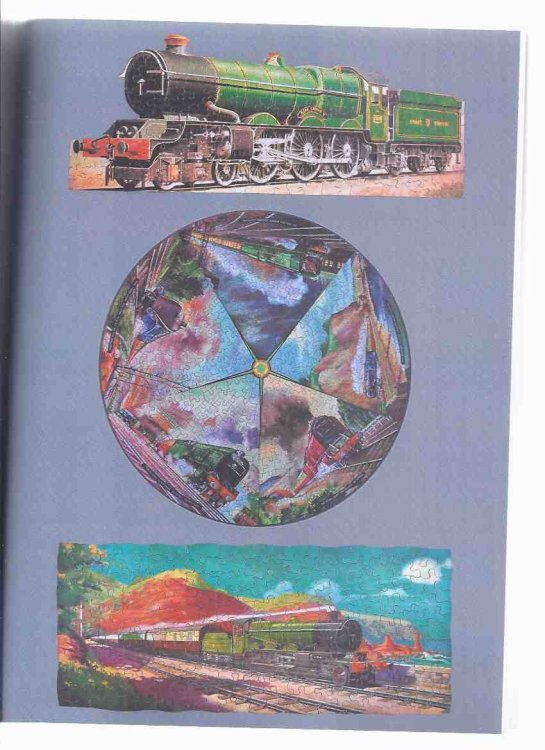 Steam Trains and Jigsaw Puzzles (inc. Manufacturers; Thematic Collecting; Railway Artists; Famous Locomotives and Headboards; Bibliography, etc)