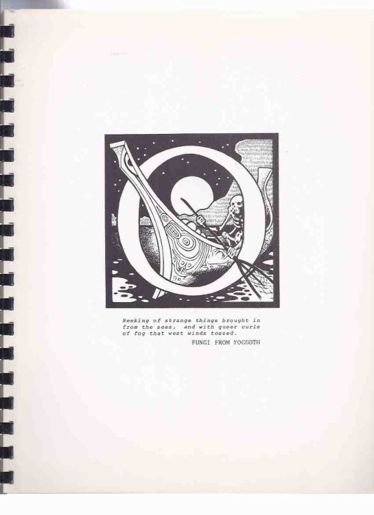 Letters Lovecraftian - an Alphabet of Illuminated Letters Inspired by the Works of the Late Master of the Weird Tale, Howard Phillips Lovecraft ( 1890-1937 )( H P / Cthulhu Mythos )( inc. HPL poem - On the Death of a Rhyming Critic )