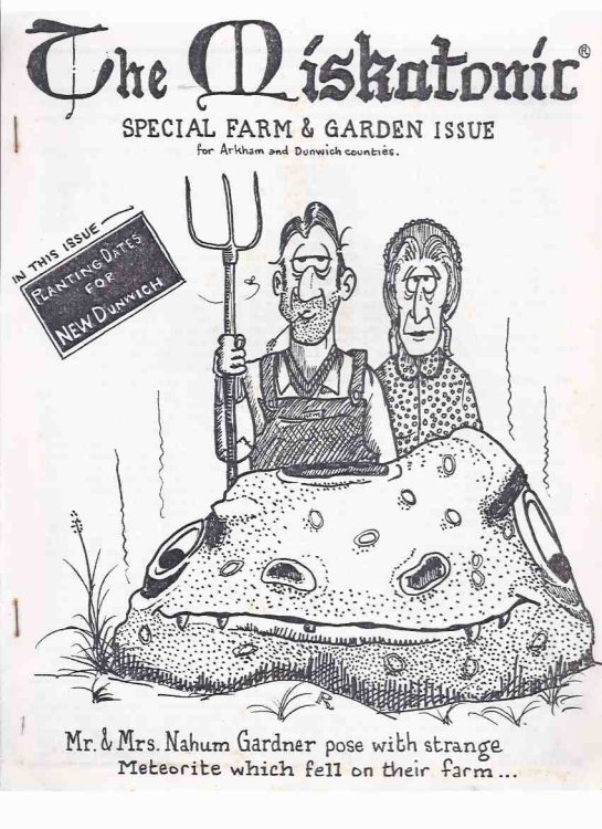 The Miskatonic, Special Farm and Garden Issue for arkham and Dunwich Counties, Volume 5, # 4, Issue No. 20 / EOD ( Esoteric Order of Dagon )