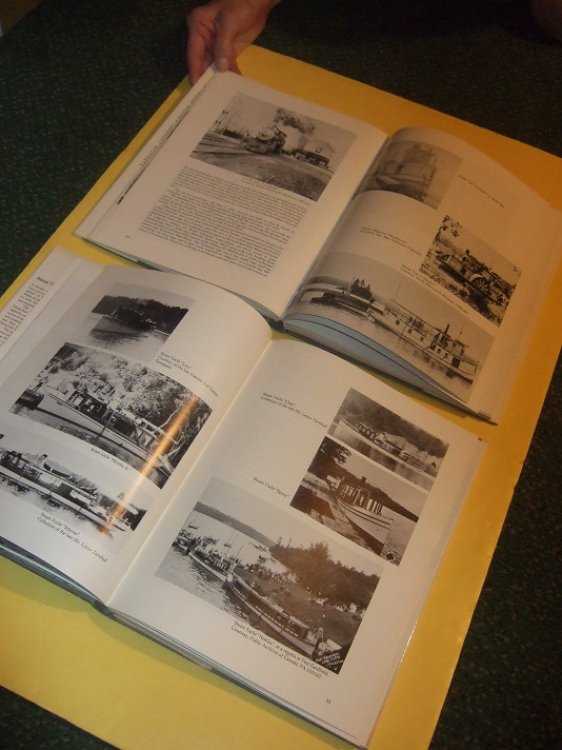 TWO BOOKS: The Steamboat Era in the Muskokas, Volume I - To the Golden Years: A History of Steam Navigation in the districts of Muskoka and Parry Sound 1866-1905 ---with Volume II, the Golden Years to the Present ( 1 & 2 )
