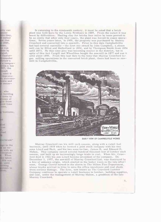 Campbellville 50th Anniversary, June Twenty-Seventh, Nineteen Hundred and Sixty-Four ( Ontario Local History )( Fiftieth )( June 27th, 1964 )