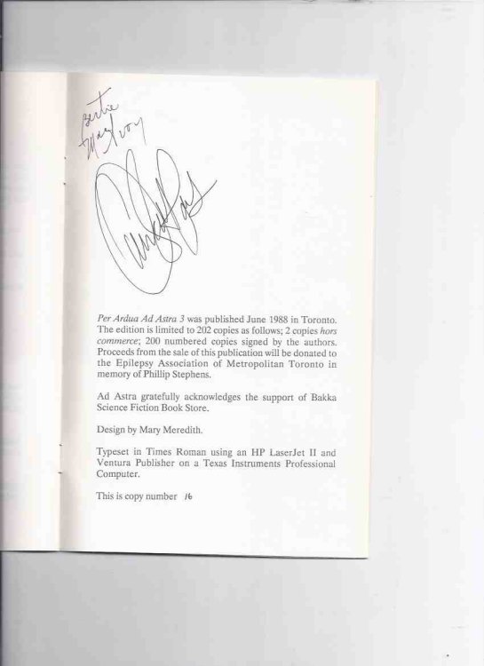 Per Ardua Ad Astra 3: Katsuri Ishiba and the Brother-In-Law of the Dalai Lama ---by R A MacAvoy / Middle Woman ( from CARDOGRAPHY ) ---by Orson Scott Card --- Signed By Both